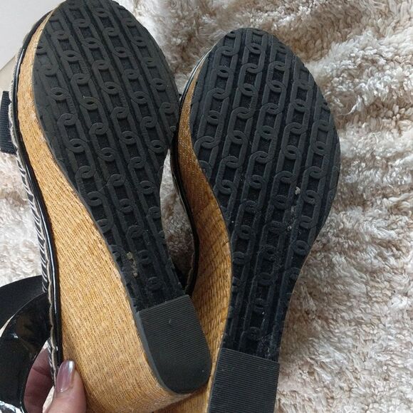 Charles by Charles David Tapia Straw Wedges - Picture 8 of 14